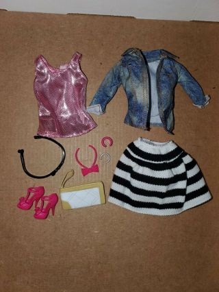 Fashionista Glam Luxe Barbie Doll Fashion Outfit