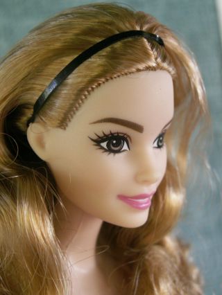 Nude Barbie® Long,  Luxurious Strawberry Blond Fashionista Brown Eyes