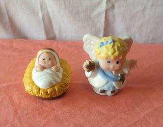 Fisher Price Little People Christmas Nativity Baby Jesus And Angel Replacement