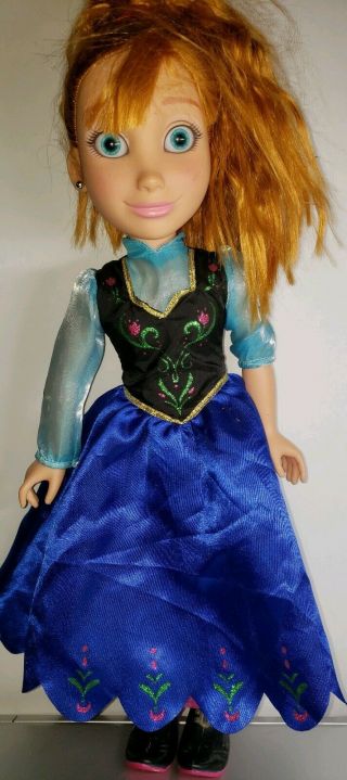 Disney Frozen Princess Anna Large Doll 21 " 2013 Jakks Pacific
