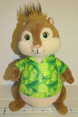 Babw Build A Bear Alvin And The Chipmunks Theodore Plush Hawaiian Shirt 2011 9 "