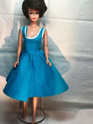 Flirty Turquoise Clone Dress for Vintage Barbie,  SHIPS 2