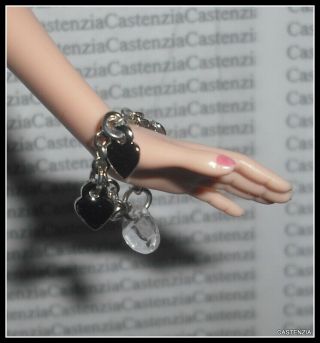 Jewelry Barbie Doll Model Muse Birthstone Beauties Diamond Bracelet Diorama