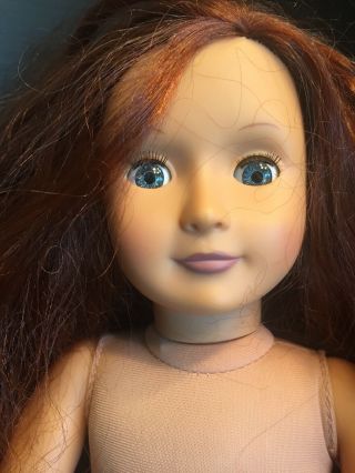 B57) Our Generation Battat Girl Doll - 18 Inch Doll Auburn Red Hair Blue Eyes