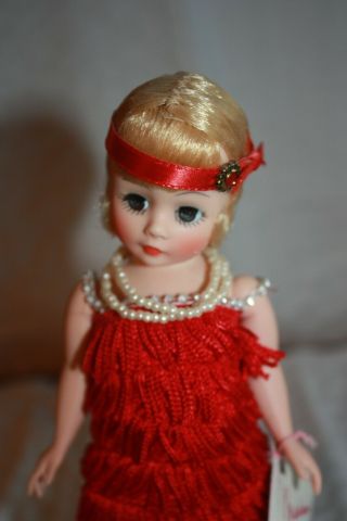 MADAME ALEXANDER CISSETTE FLAPPER DOLL RED DRESS with tag 2