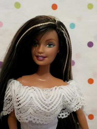 Gorgeous Fashionista Barbie Doll,  Brunette,  Skirt Outfit,  Boots,  Excd Mattel