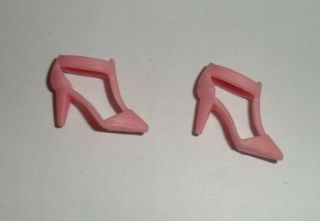 Barbie Silkstone Light Pink T Strap Heels Shoes
