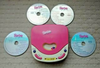 Barbie For Girls Cd Player & Four Discs Model Be - 150
