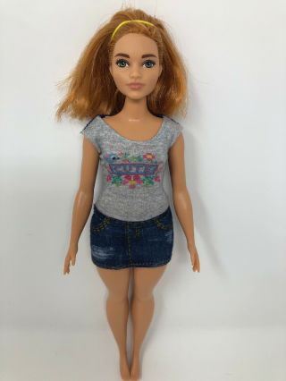 Barbie Doll Fashionista 2015 Curvy Barbie Friend.  Great For Ooak.