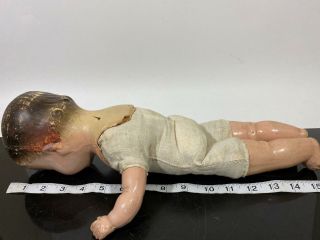 Antique Composition Baby Doll w/Cloth Body 3