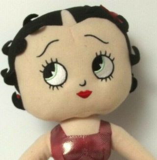 Betty Boop Stuffed Plush Doll 16 " Red Dress Kellytoy 2016 Retro Deco