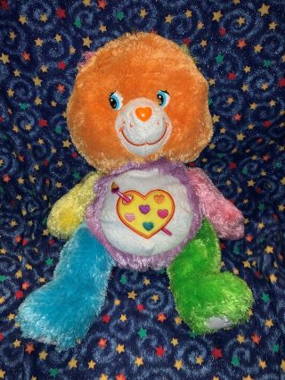 Care Bears Work Of Heart Bear 13 " Plush Stuffed Animal Toy - No Hair Tuft