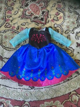 Frozen Anna Disney Princess Dress Slim Msd 1:4 Bjd Doll