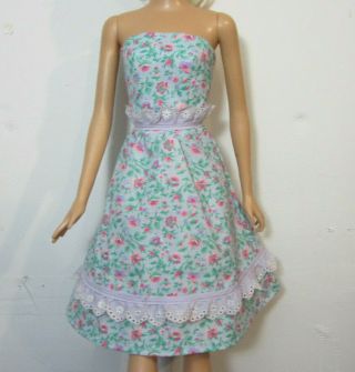 28 " Barbie Best Fashion Friend Dress Springtime Ruffles - Flawed