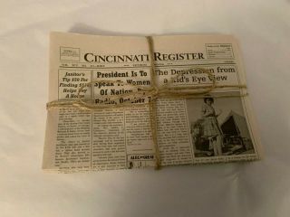 Retired American Girl Kit Doll Cincinnati Reporter Newspapers & Kodak Film Box