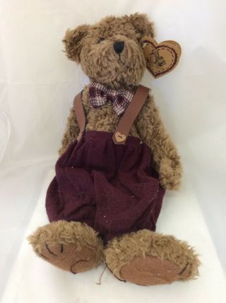 Heartfelt Collectibles Damian Bear.  Designed By Pamela Mulberry (as)