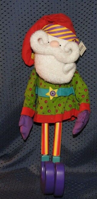 Elf Santa Elf Doll Christmas Decoration By Gift Craft 17 "