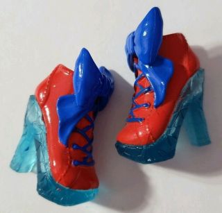 Disney Descendants Doll Shoes Neon Lights Evie Isle Of The Lost Blue Red Heels