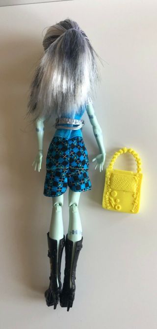 Monster High Doll Frankie Stein Doll With School Girl Outfit Yellow 3