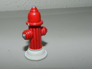 Dollhouse Miniature Collectible Red Metal Fire Hydrant 1.  5 " Tall