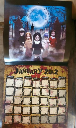 Living Dead Dolls 2012 Calendar 3