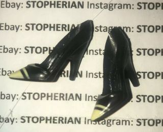 Black And Yellow Late 90s Spike Pumps Stopherian From Avon Doll
