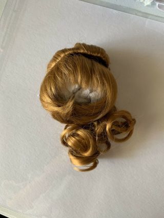 8 - 9 Blonde Bjd Doll Wig With Removable Adjustable Boufant Gyaru