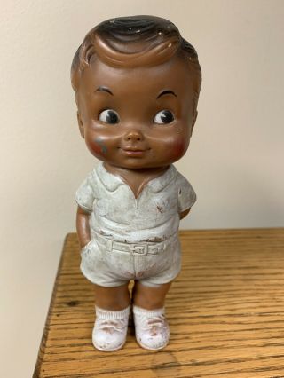 8 Inch Rubber Edward Mobley Boy With Frog 1962