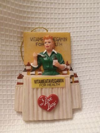 I Love Lucy Ceramic Ornament Episode 30 Lucy Does A Tv Commercial