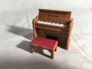Calico Critters/sylvanian Families Piano With Bench