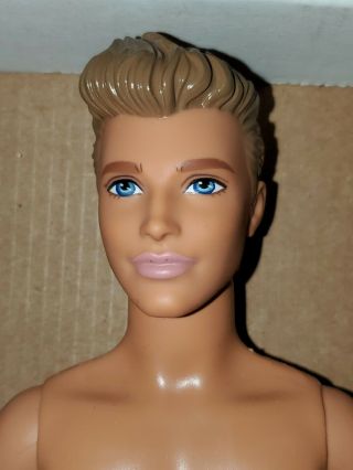 Fashionista 4 Checked Style Ken Barbie Doll Nude For Ooak Or Play