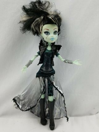Monster High Doll Frankie Stein Ghouls Rule W Outfit Clothes