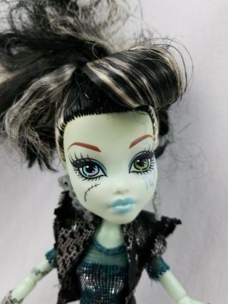 Monster High Doll Frankie Stein Ghouls Rule W Outfit Clothes 2