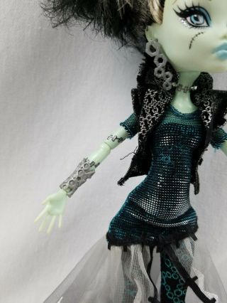 Monster High Doll Frankie Stein Ghouls Rule W Outfit Clothes 3