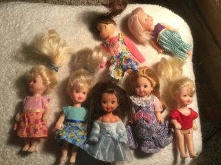 7 - 4 Inch Dolls - Mattel Kelly Dolls,  Toy Century