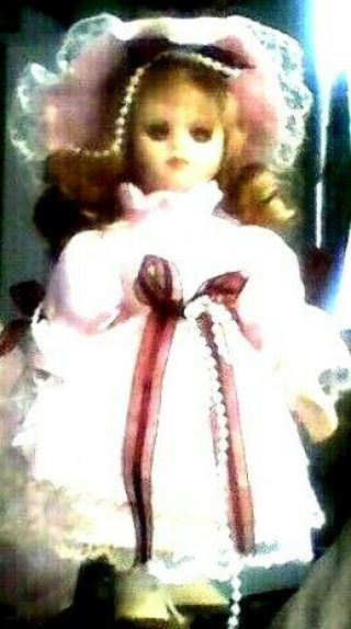 8 Inch Victorian Dressed Porcelain Doll Nm