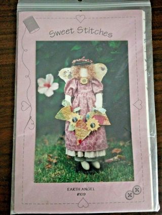 Sweet Stitches Earth Angel 109 Uncut Doll Pattern